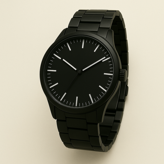 Premium Black Dial Watch – TrendifyX